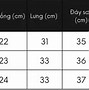 Bảng Size Quần Bò Suông Nữ