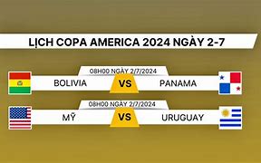 Lịch Trực Tiếp Copa America 2024 Vtc